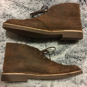 Men's Clarks Chukka Brown Leather Boot